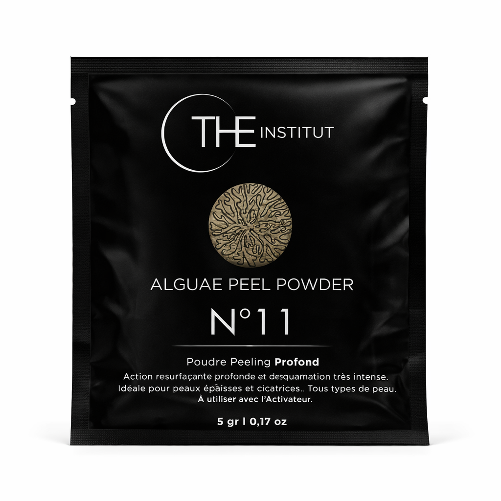 Lot 5 sachets - Peeling aux algues - Réservé aux professionnelles N•11 Poudre corps, vergetures, acné dos taches pigmentaires