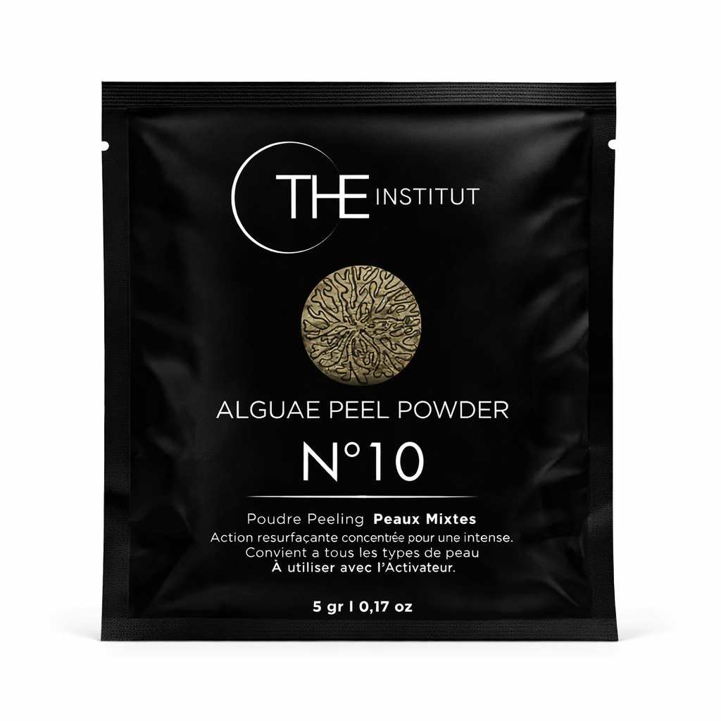 Lot 5 sachets - Peeling aux algues - Réservé aux professionnelles N•10 Une poudre polyvalente pour visage et corps